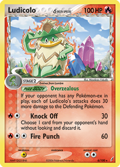 Ludicolo - 6/100 - Holo Rare available at 401 Games Canada