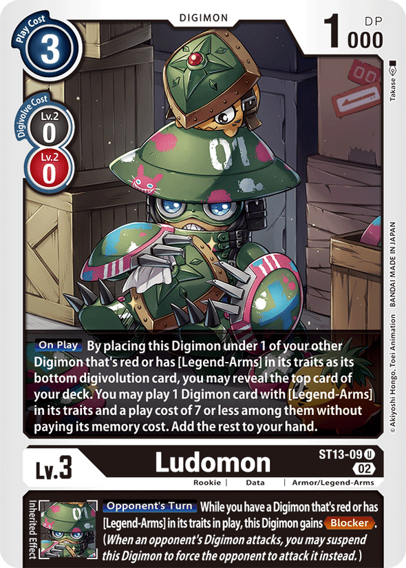 Ludomon - ST13-09 - Uncommon available at 401 Games Canada