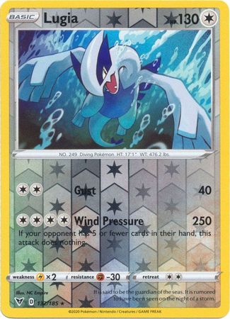 Lugia - 132/185 - Holo Rare - Reverse Holo available at 401 Games Canada