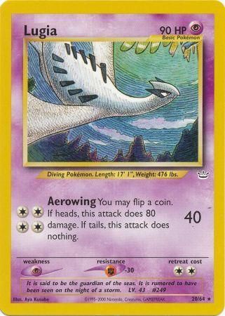 Lugia - 20/64 - Rare - Unlimited available at 401 Games Canada