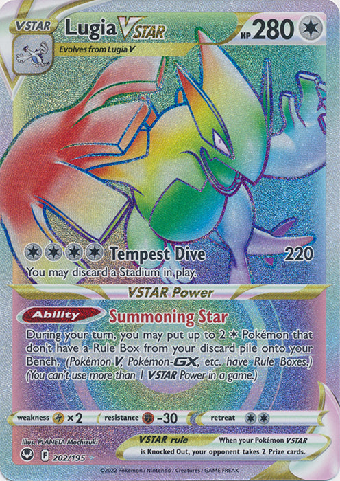 Lugia VSTAR - 202/195 - Hyper Rare available at 401 Games Canada