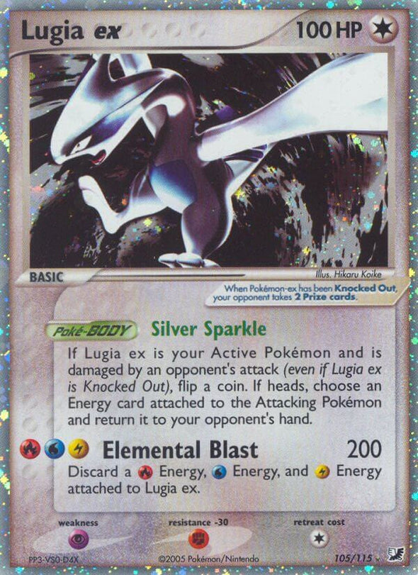 Lugia ex - 105/115 - Ultra Rare available at 401 Games Canada