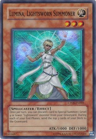 Lumina, Lightsworn Summoner - CP08-EN005 - Super Rare available at 401 Games Canada