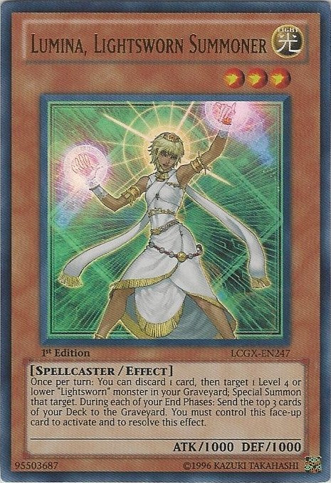 Lumina, Lightsworn Summoner - LCGX-EN247 - Ultra Rare - 1st Edition available at 401 Games Canada
