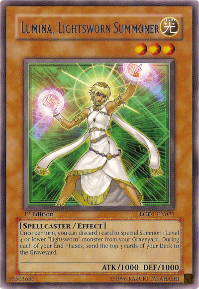 Lumina, Lightsworn Summoner - LODT-EN021 - Rare - 1st Edition available at 401 Games Canada