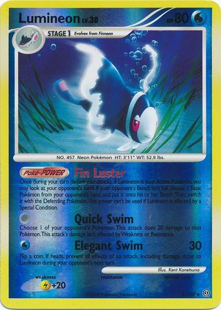 Lumineon - 4/100 - Holo Rare - Reverse Holo available at 401 Games Canada