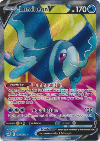 401 Games Canada - Lumineon V - 155/172 - Full Art Ultra Rare 401 Games Canada - Lumineon V - 155/172 - Full Art Ultra Rare