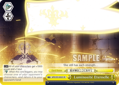 Luminosite Eternelle - APO/S53-E023 - Climax Rare available at 401 Games Canada