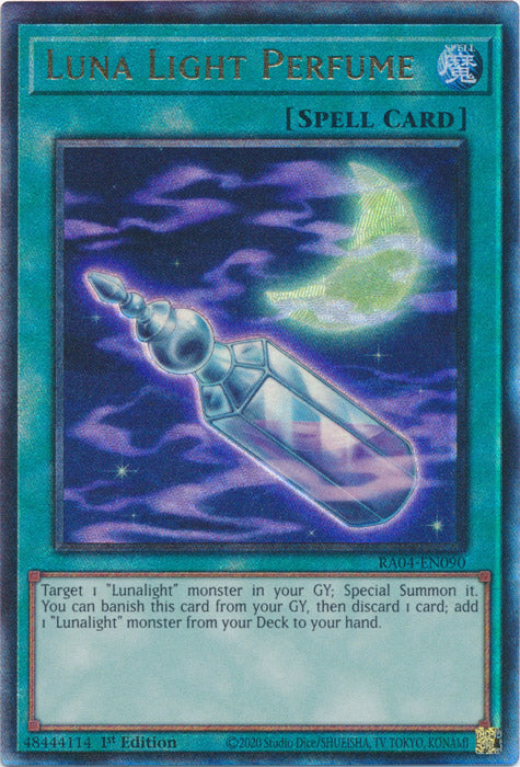 Luna Light Perfume (PUR) - RA04-EN090 - Prismatic Ultimate Rare - 1st Edition