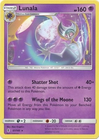 Lunala - 61/145 - Holo Promo (Water Web Holo) available at 401 Games Canada