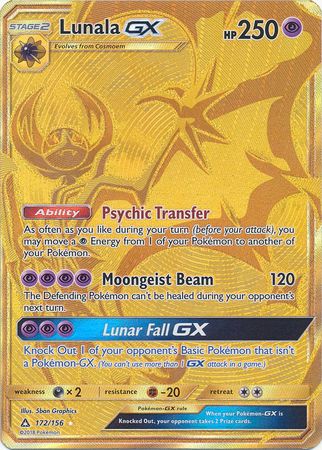 Lunala GX - 172/156 - Secret Rare available at 401 Games Canada