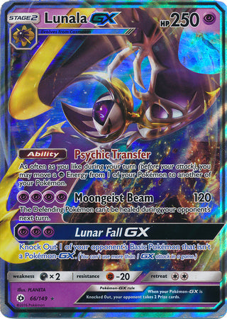 Lunala GX - 66/149 - Ultra Rare available at 401 Games Canada