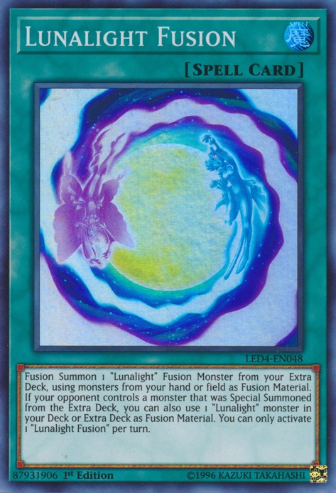 Lunalight Fusion - LED4-EN048 - Super Rare - 1st Edition available at 401 Games Canada