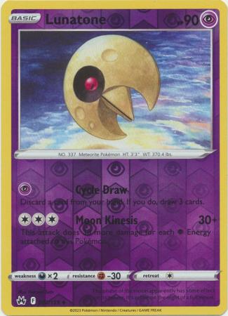Lunatone - 062/159 - Uncommon - Reverse Holo available at 401 Games Canada