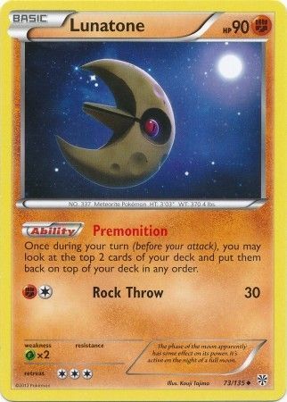 Lunatone - 73/135 - Uncommon available at 401 Games Canada