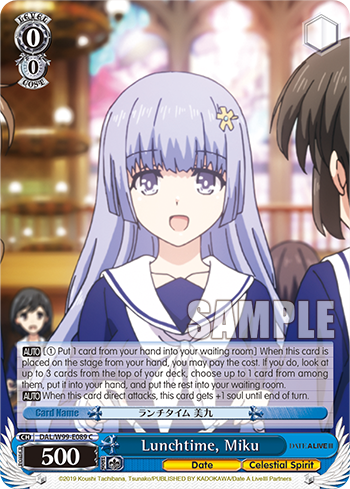 Lunchtime, Miku - DAL/W99-E089 - Common available at 401 Games Canada