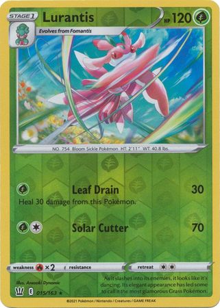 Lurantis - 015/163 - Rare - Reverse Holo available at 401 Games Canada