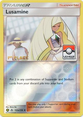 Lusamine - 153a/156 - League Promo (1st Place) available at 401 Games Canada