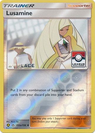 Lusamine - 153a/156 - League Promo (2nd Place) available at 401 Games Canada