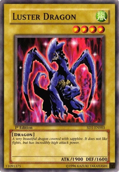 Luster Dragon - SD1-EN003 - Common - 1st Edition available at 401 Games Canada