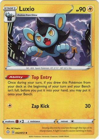 Luxio - 032/072 - Uncommon available at 401 Games Canada