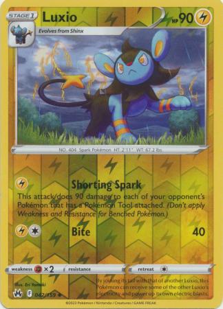 Luxio - 042/159 - Uncommon - Reverse Holo available at 401 Games Canada