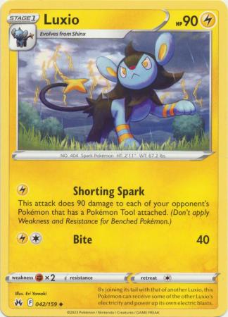 Luxio - 042/159 - Uncommon available at 401 Games Canada