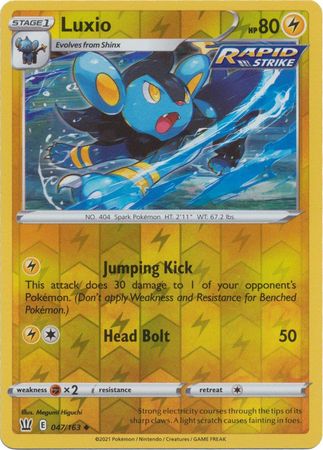 Luxio - 047/163 - Uncommon - Reverse Holo available at 401 Games Canada