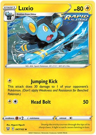 Luxio - 047/163 - Uncommon available at 401 Games Canada