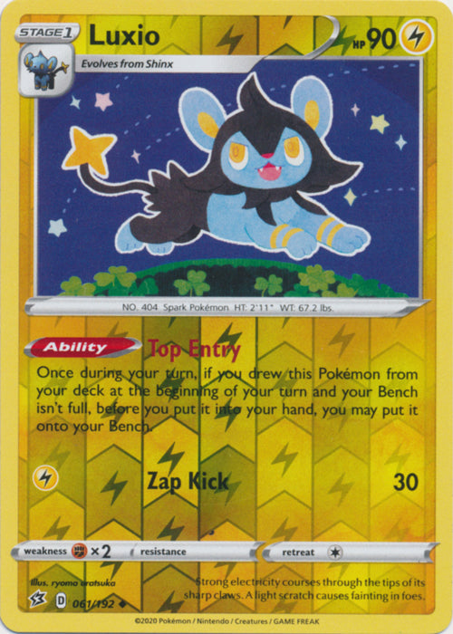 Luxio - 061/192 - Uncommon - Reverse Holo available at 401 Games Canada