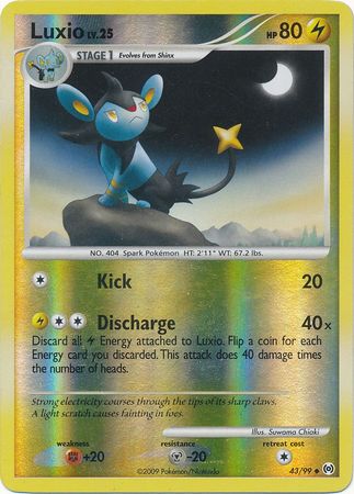 Luxio - 43/99 - Uncommon - Reverse Holo available at 401 Games Canada
