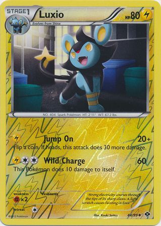 Luxio - 44/99 - Uncommon - Reverse Holo available at 401 Games Canada