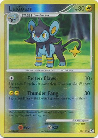 Luxio - 52/130 - Uncommon - Reverse Holo available at 401 Games Canada