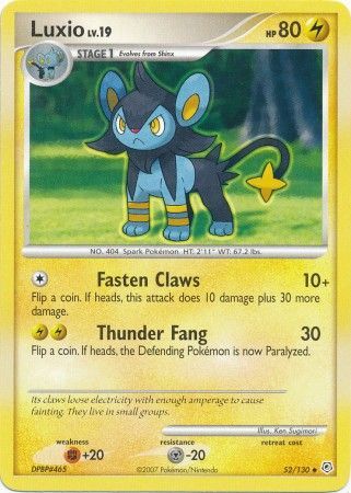 Luxio - 52/130 - Uncommon available at 401 Games Canada