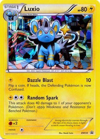 Luxio - BW34 - Shattered Holo Promo available at 401 Games Canada