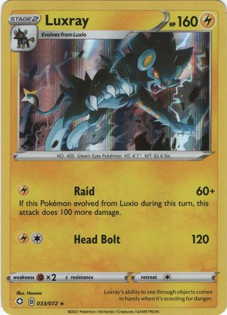 401 Games Canada - Luxray - 033/072 - Holo Rare 401 Games Canada - Luxray - 033/072 - Holo Rare