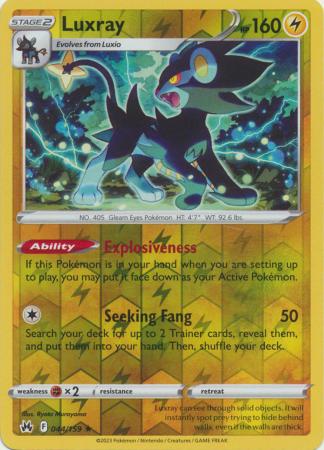 Luxray - 044/159 - Rare - Reverse Holo available at 401 Games Canada