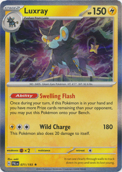 Luxray - 071/193 - Rare available at 401 Games Canada