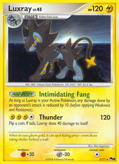 Luxray - 3/17 - Rare available at 401 Games Canada