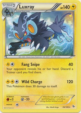 Luxray - 34/106 - Rare available at 401 Games Canada