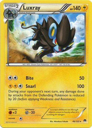 Luxray - 46/122 - Rare available at 401 Games Canada