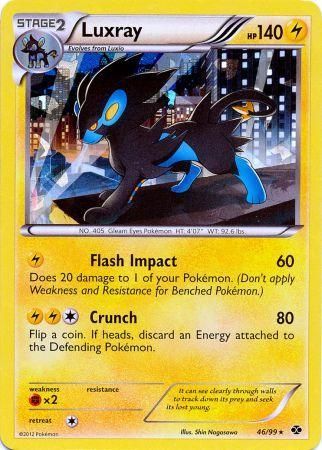 Luxray - 46/99 - Shattered Holo Promo available at 401 Games Canada