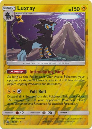 Luxray - 48/156 - Holo Rare - Reverse Holo available at 401 Games Canada