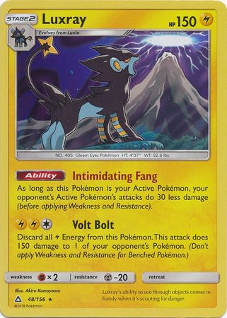 Luxray - 48/156 - Holo Rare available at 401 Games Canada