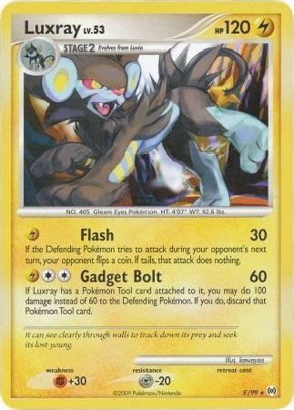 Luxray - 5/99 - Rare - Theme Deck Exclusive available at 401 Games Canada