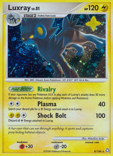 Luxray - 8/146 - Holo Rare available at 401 Games Canada