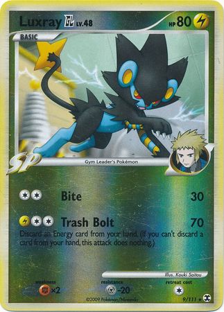 Luxray GL - 9/111 - Holo Rare - Reverse Holo available at 401 Games Canada