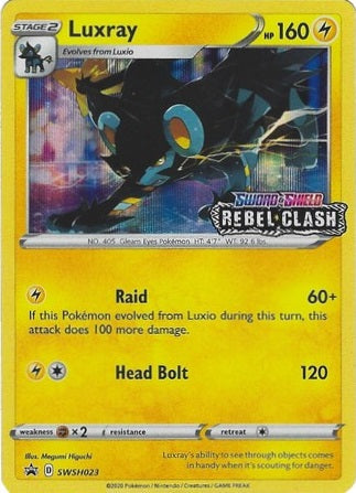 Luxray - SWSH023 - Pre-Release Promo available at 401 Games Canada