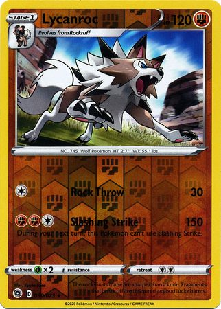 Lycanroc - 030/073 - Holo Rare - Reverse Holo available at 401 Games Canada