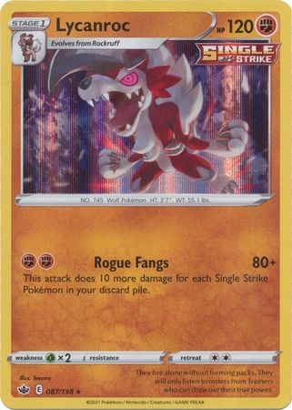 Lycanroc - 087/198 - Holo Rare available at 401 Games Canada